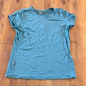 Ice Breaker Merino Wool T Shirt Women’s Large Teal